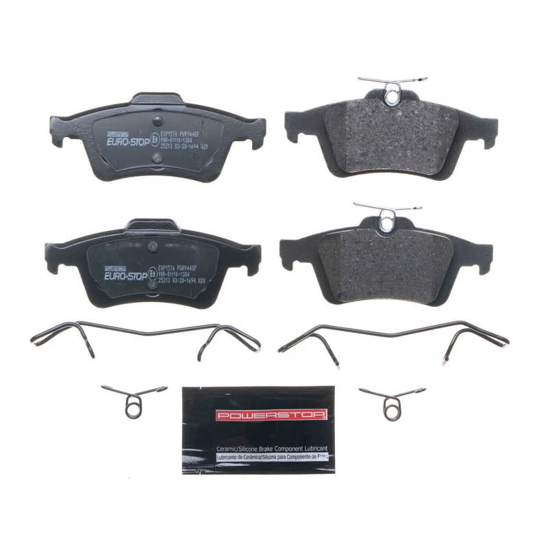 Power Stop 06-11 Volvo V50 Euro-Stop ECE-R90 Rear Brake Pads