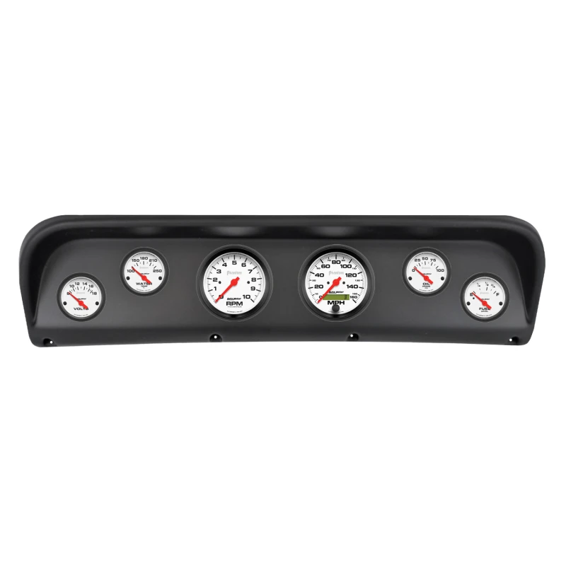 Autometer Phantom Direct Fit Dash Kit 67-72 Ford F100 (2 x 3-3/8in. / 4 x 2-1/16in.)