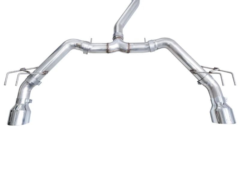 AWE Tuning 22+ Honda Civic Si/Acura Integra Track Edition Catback-Auspuff - Doppelte Chrom-Silber-Tipps