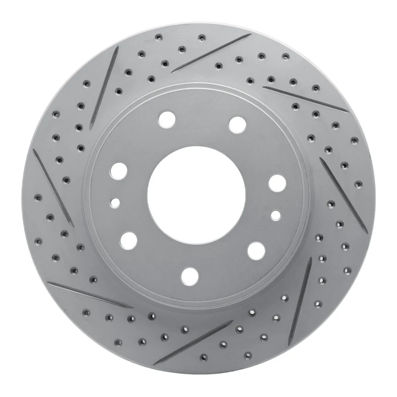 DFC 09-09 Ford F-150 Rwd Front Left Drilled & Slotted Geoperformance Rotor