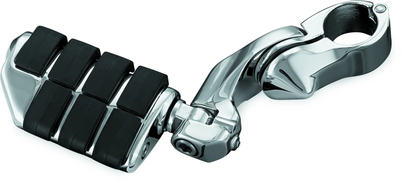 Kuryakyn Tour-Tech Cruise 4in Mount Arm with Dually ISO Pegs Chrome