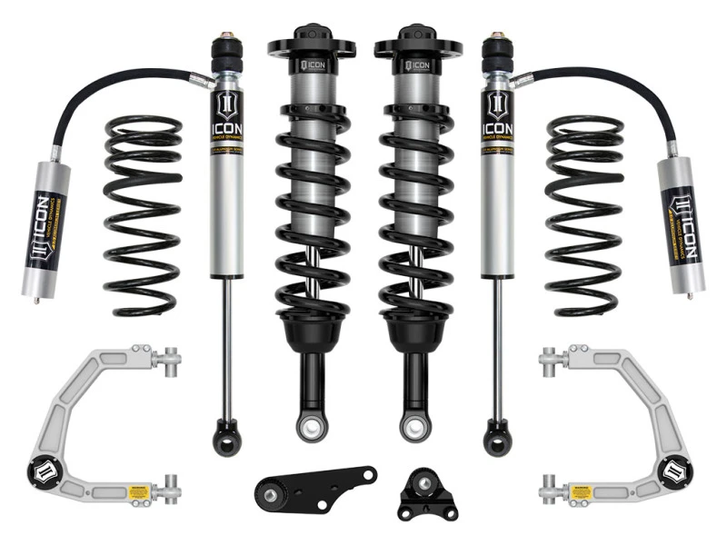 ICON 1,25-3 Zoll Stage 3 Federungssystem Billet mit Triple Rate Feder für 2024+ Toyota Tacoma