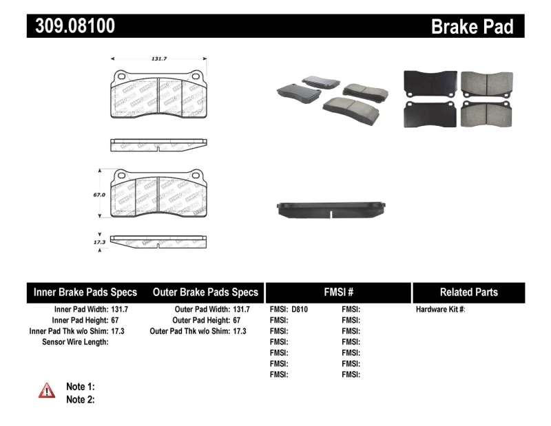 stoptech_309.08100-6794f79a33e94 StopTech Performance 88-92 Ferrari F40 / 94-97 F50 Front & Rear Brake Pads