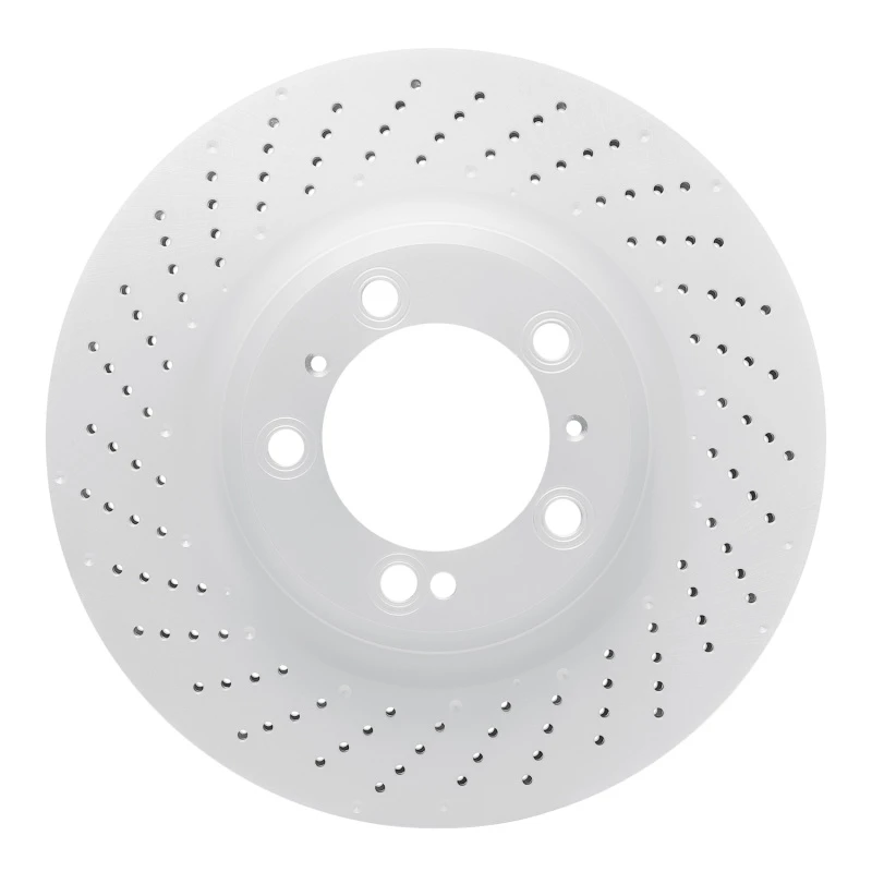 DFC 10-23 Porsche 911 Left Rear Drilled GeoSPEC Coated Rotor