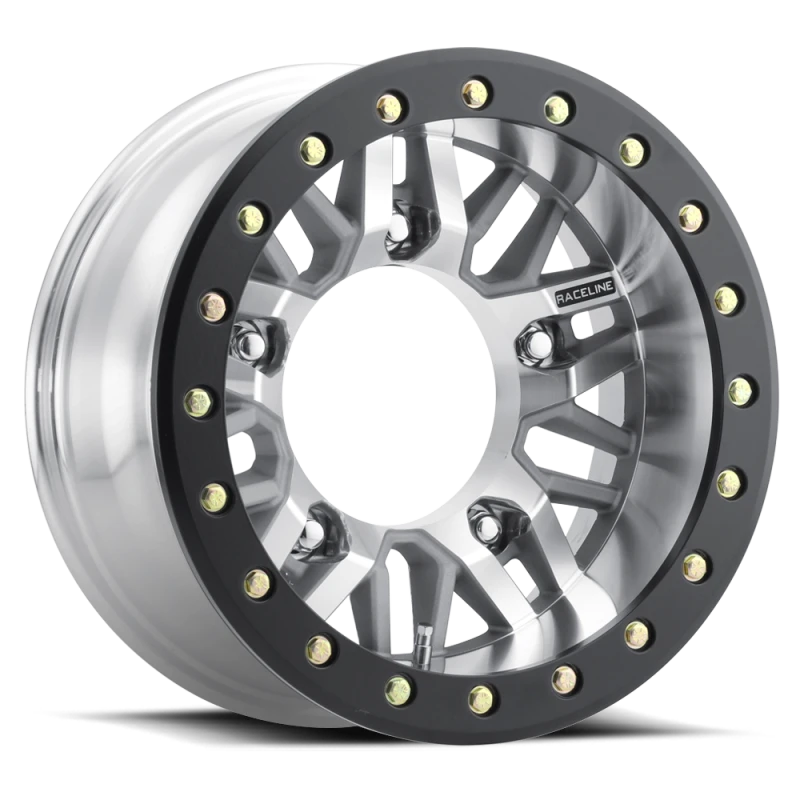 Raceline RT260M Ryno 15x7in / 5x205 BP / -45mm Offset / 160mm Bore - Machined Beadlock Wheel