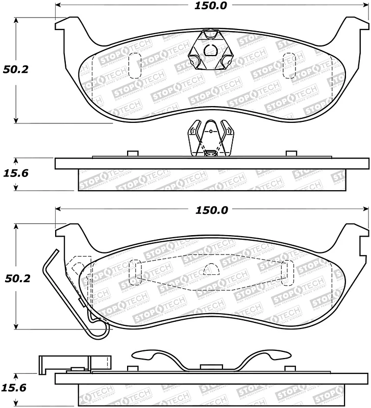 StopTech Street Brake Pads