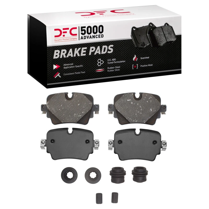 DFC 16-19 Jaguar XJ Rear 5000 Advanced Ceramic Brake Pads and Hardware Kit