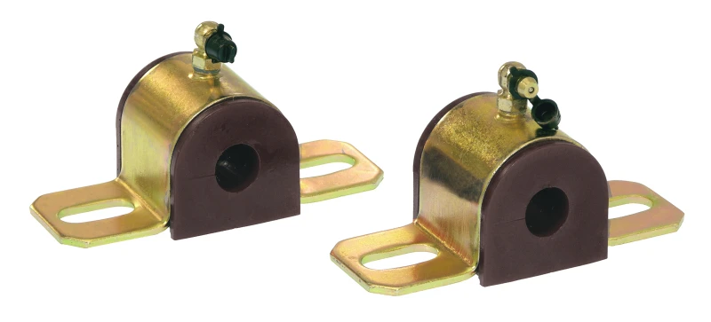 Prothane Universal 90 Grad Schmierbare Stabilisatorbuchsen - 5/8 Zoll - Typ B Halter - Schwarz