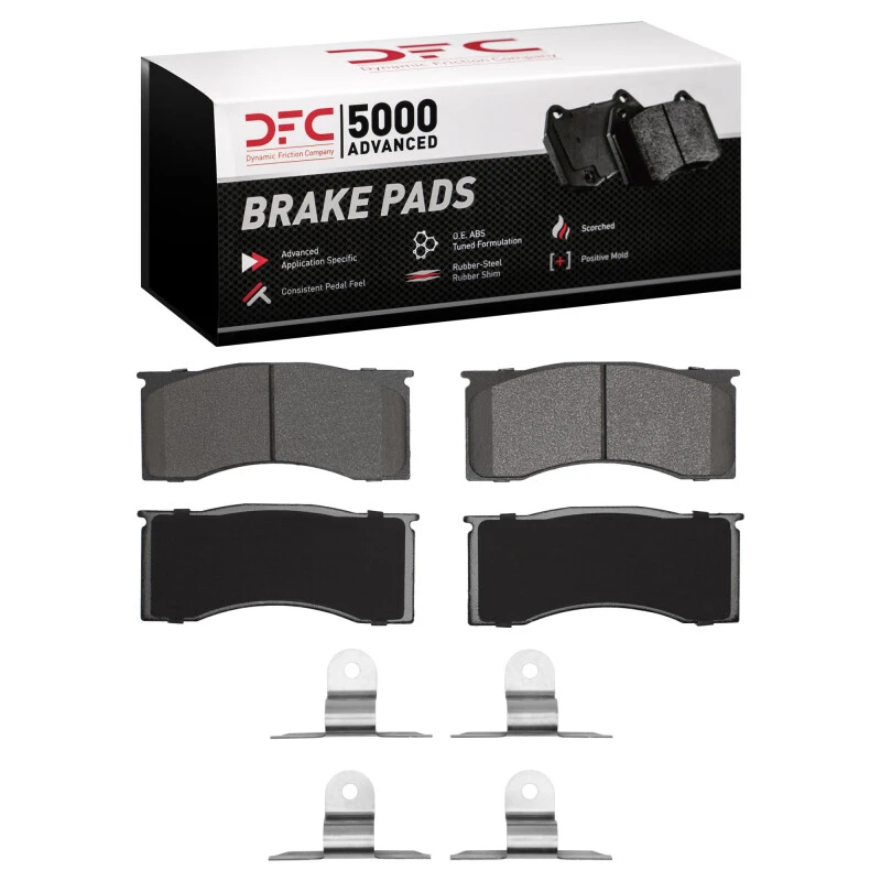 DFC 65-69 Cadillac Eldorado Front 5000 Advanced Semi Metallic Brake Pads and Hardware Kit