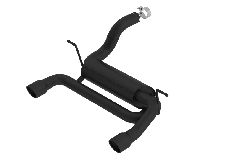 Borla 18-19 Jeep Wrangler JL/JLU 2.0L 4-Zyl. 2DR/4DR Touring Axle Back Auspuffanlage mit 3,5-Zoll-Spitzen - Schwarz