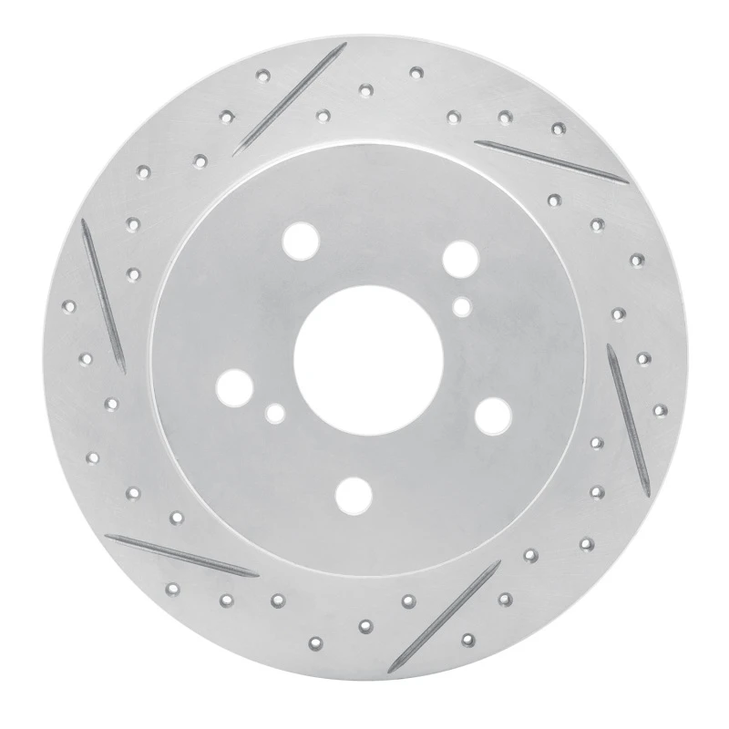 DFC 15-26 Lexus Nx300H Rear Left Drilled & Slotted Geoperformance Rotor