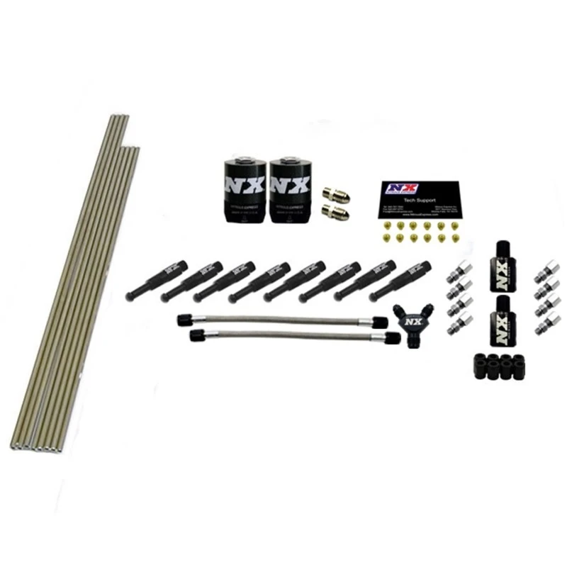 Nitrous Express 8-Zyl. 1/8 Trocken-Düse Einlass-Plumbing-Kit