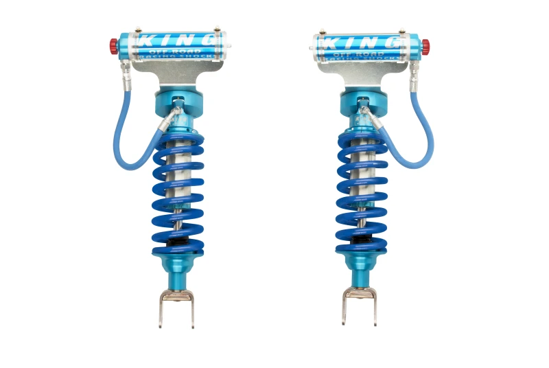 King Shocks Front 2.5 Dia Remote Reservoir Coilover w/Adjuster for 2009-2018 Ram 1500 4WD