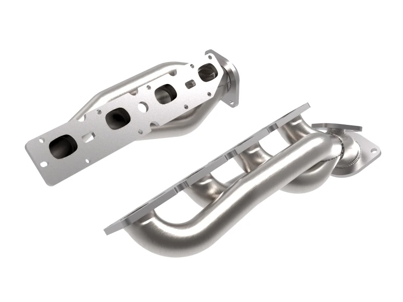 aFe Power Twisted Steel 304SS Shorty Header 19-21 Ram 2500/3500 V8-6.4L (Deutsch: aFe Power Twisted Steel 304SS Kurzstück Header 19-21 Ram 2500/3500 V8-6.4L)