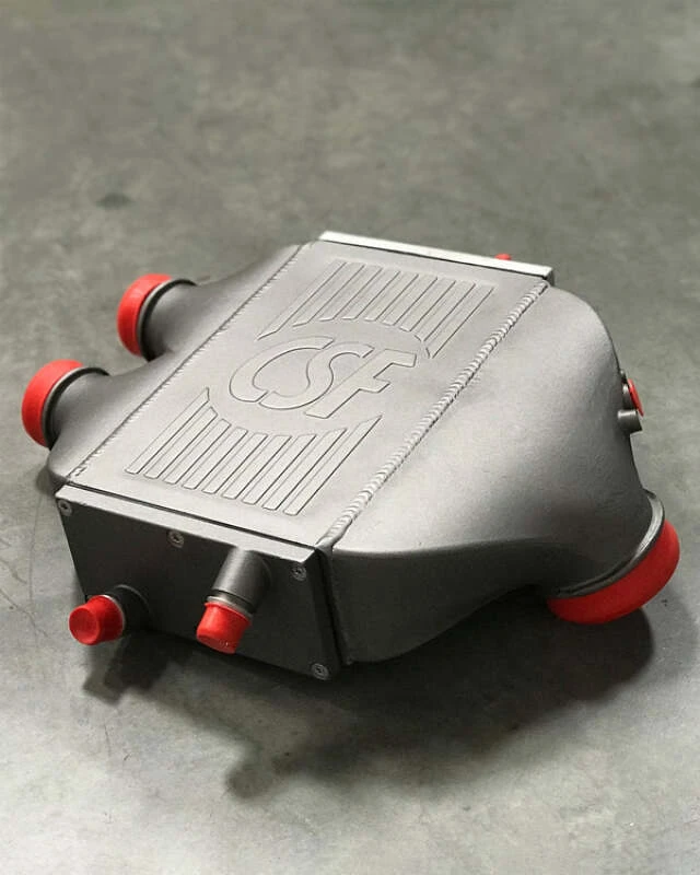 CSF 2014+ BMW M3/M4 (F8X) Top Mount Charge-Air-Cooler - Heat Dispersion Thermal Grey