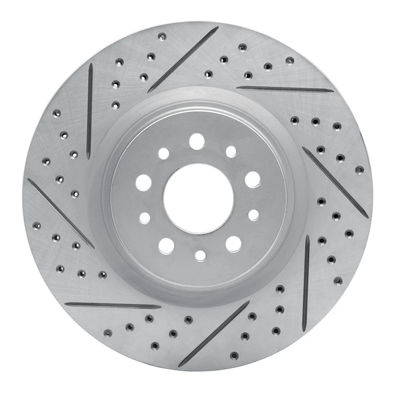 DFC 15-22 Ram Promaster City Front Left Drilled & Slotted Geoperformance Rotor