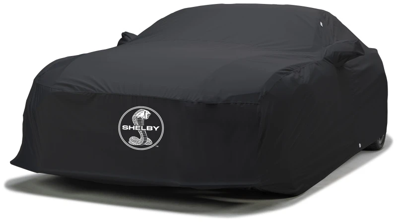 Covercraft 20-22 Ford Mustang  Custom Weathershield Hp Car Cover w/ Blk  Snake Medallion Logo