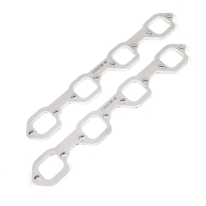 Stainless Works SBF Victor Senior Köpfe quadratische Port Header 304SS Auspuffflanschen 1-7/8in Primaries