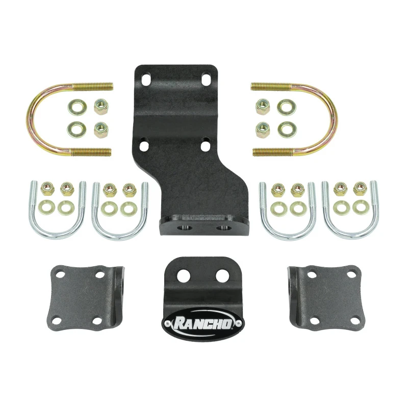 Rancho Steering Damper Bracket Dual Stabilizer Bracket for 2020-2023 Jeep Gladiator