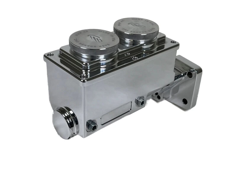 Baer Brakes Mopar 15/16in Bore Remaster 4-Bolt Left Port Master Cylinder Assembly - Polished