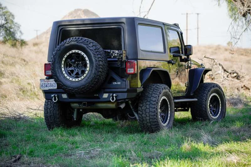 DV8 Offroad Ersatzreifenhalter für MTO Stoßstange für 2007–2018 Jeep Wrangler JK