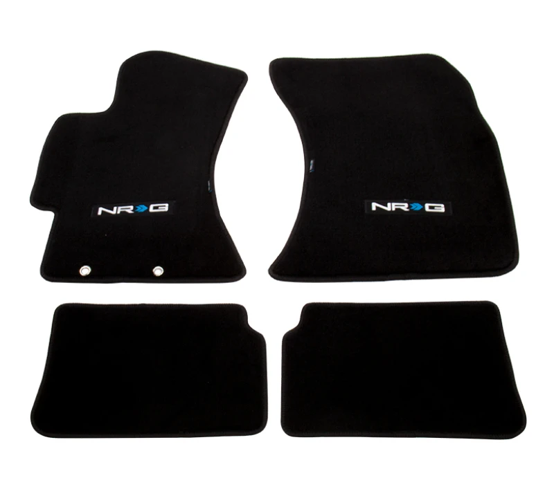 NRG Fußmatten für 2009–2011 Subaru Impreza WRX/STi (NRG Logo) - 4-teilig