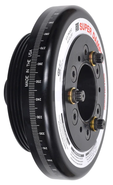 ATI Damper - 7.074in - Alum - Nissan V6 350Z VQ35 - 4 Grv Rear Pulley - Race - 2 Ring