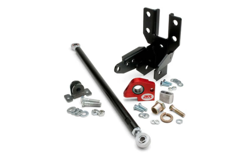 JKS Manufacturing Front Track Bar-Sector Shaft Reinforcement System for 2007+ Jeep Wrangler JK
