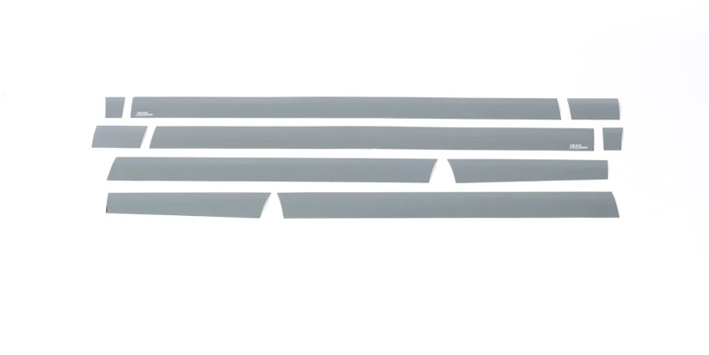 Putco 15-20 Ford F-150 Reg Cab 8ft Long Box (4.25in Tall - 10pcs) Schwarzes Platin-Rocker-Panel