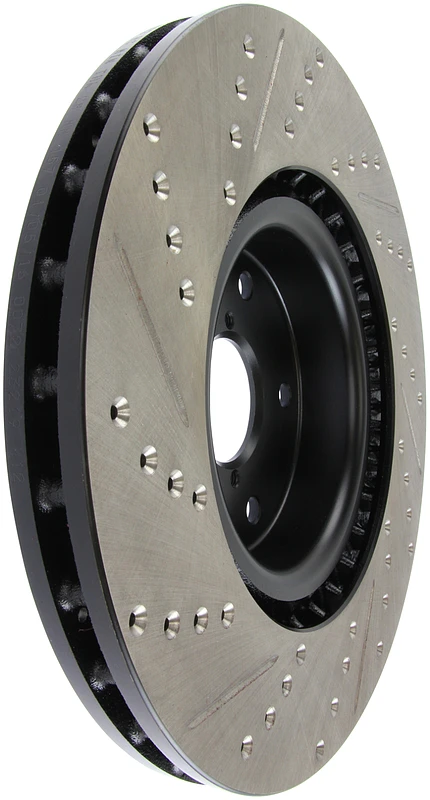 StopTech for 05-10 Subaru Impreza WRX/STi Slotted & Drilled Left Front Rotor