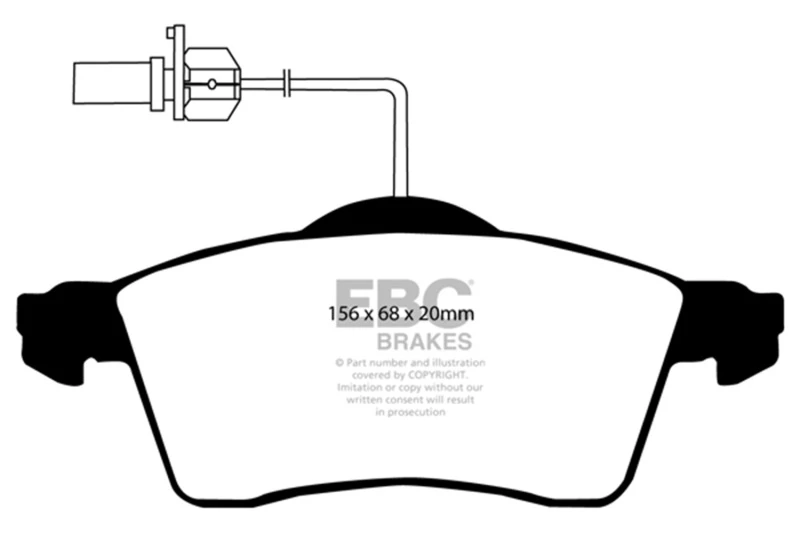 EBC 2000 Volkswagen Eurovan 2.8L Ultimax Front Brake Pads