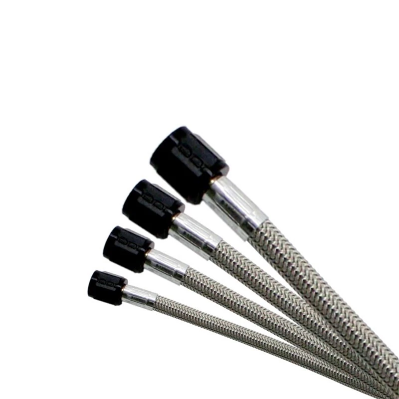 Nitrous Express 3AN 12 Zoll SS-Geflochtene Schlauch - Blau