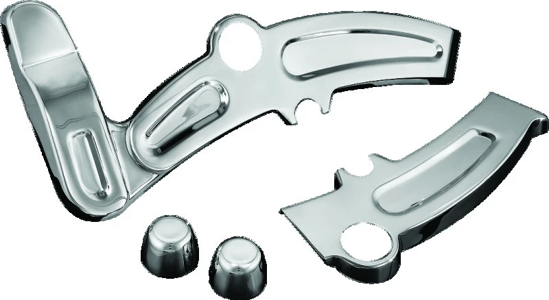 Kuryakyn Boomerang Frame Covers für 2008–2017 Softails Chrome