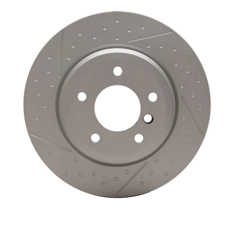 DFC 06-13 BMW 330i Rear GeoSPEC Coated Rotor - Dimpled and Slotted
