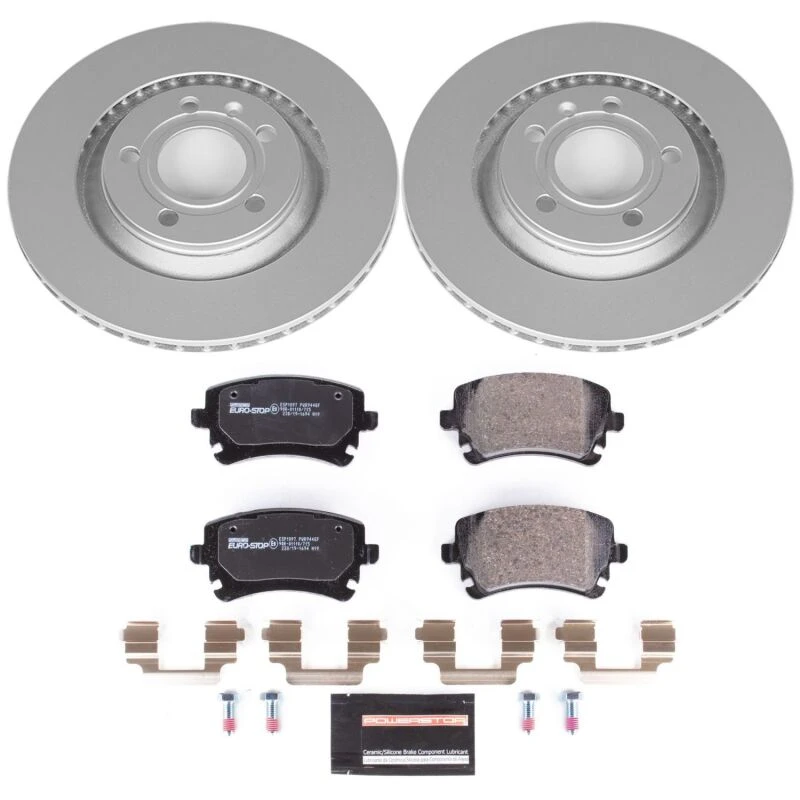 Power Stop 04-09 Audi S4 Rear Euro-Stop Brake Kit