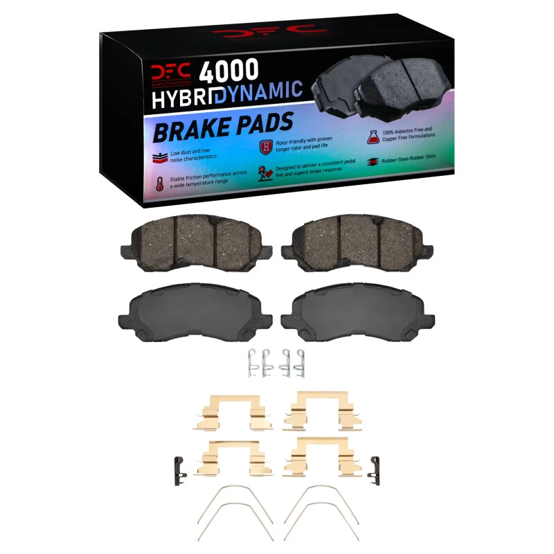 DFC 16-17 Jeep Compass Front 4000 HybriDynamic Brake Pads and Hardware Kit