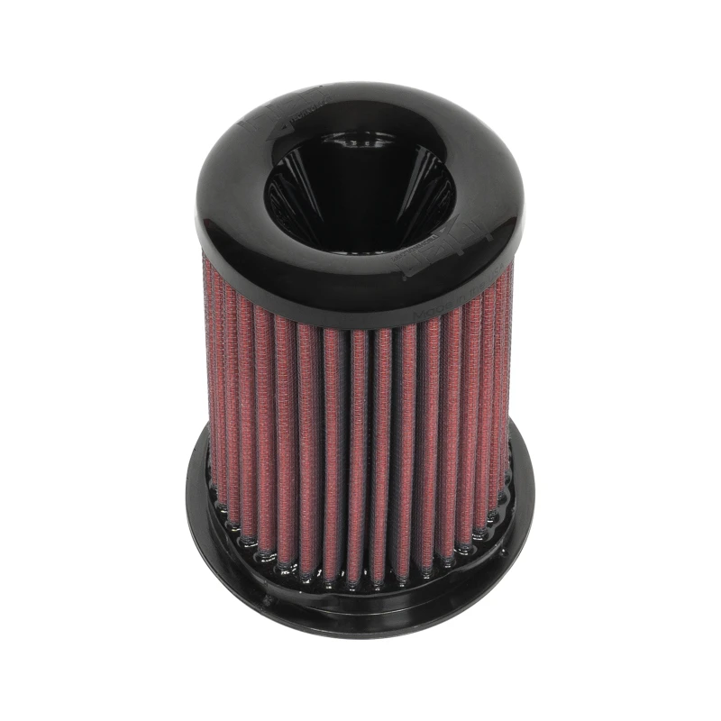 Injen 8-Layer Oiled Cotton Gauze Air Filter w/ Twist Lock - 3.5in ID / 5.5in Base / 6.3in H