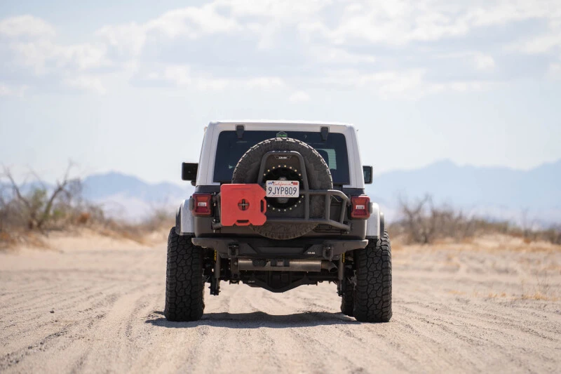 DV8 18-25 Jeep Wrangler JL Body Mounted Tire Carrier