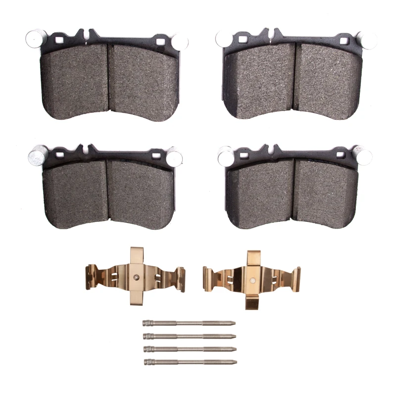 DFC 10-20 Mercedes-Benz SLK55 AMG Front 5000 Advanced Low Metallic Brake Pads and Hardware Kit