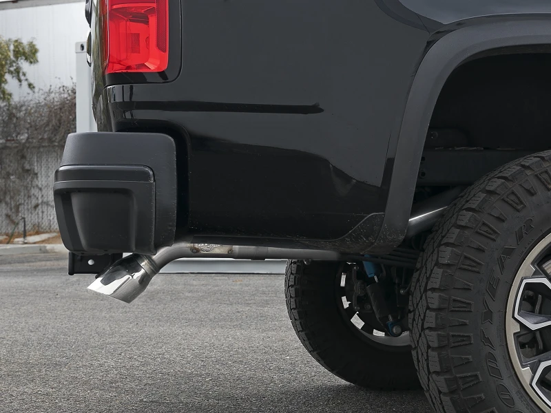 aFe MACH Force-Xp Hi-Tuck 3 Zoll 409 SS C/B Auspuff 15-18 GM Colorado L4-2,5L/V6-3,6L - Polierter Endschalldämpfer