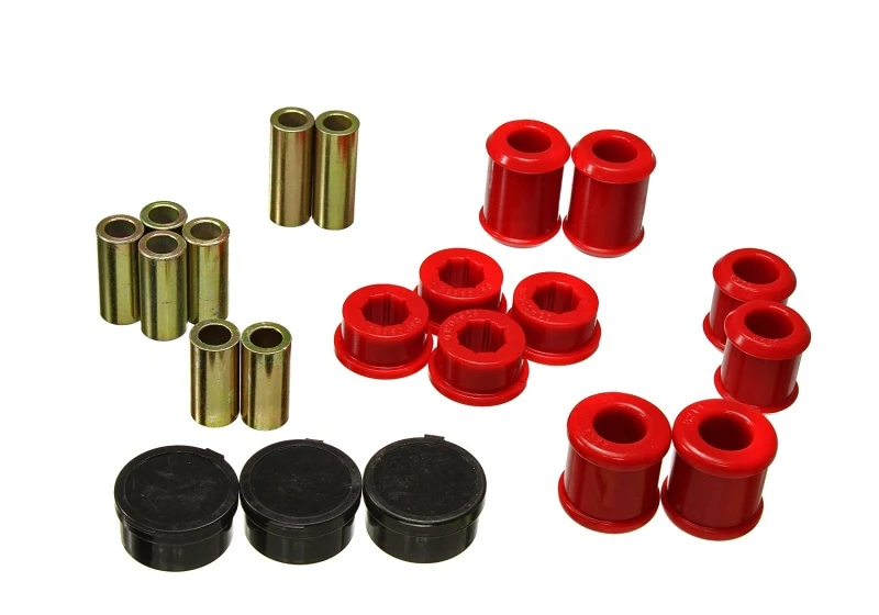 Energy Suspension 93-98 Toyota Supra Hinterer Kontrollarm-Bushing-Satz - Rot