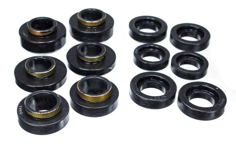 Energy Suspension GM Schwarzes Karosserie- und Rahmenhalter-Set