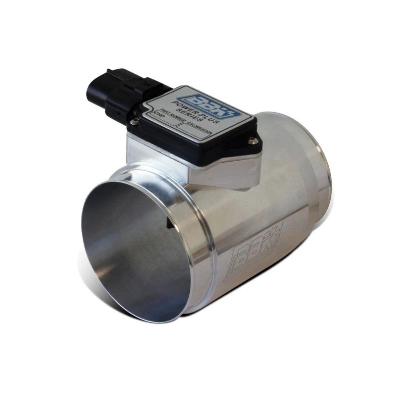 BBK 86-93 Mustang 5.0 Massenluftmesser 76mm 24 lb Inj. Kalte Luftkalibrierung CNC-Billet-Gehäuse