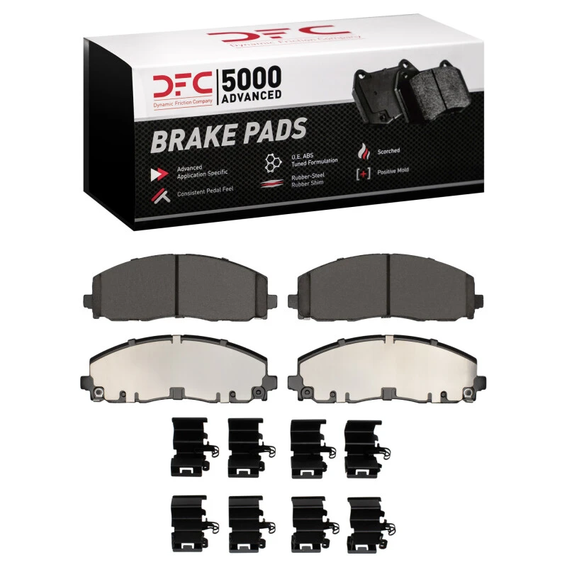 DFC 12-25 Chrysler Town & Country Front 5000 Advanced Ceramic Brake Pads and Hardware Kit