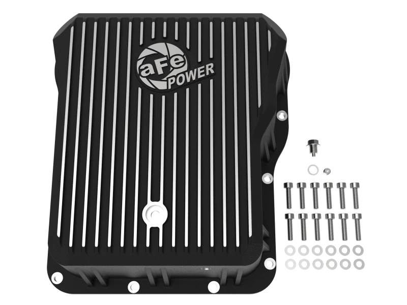 aFe Power Abdeckung Trans Pan bearbeitet Trans Pan GM Diesel Trucks 01-12 V8-6.6L bearbeitet