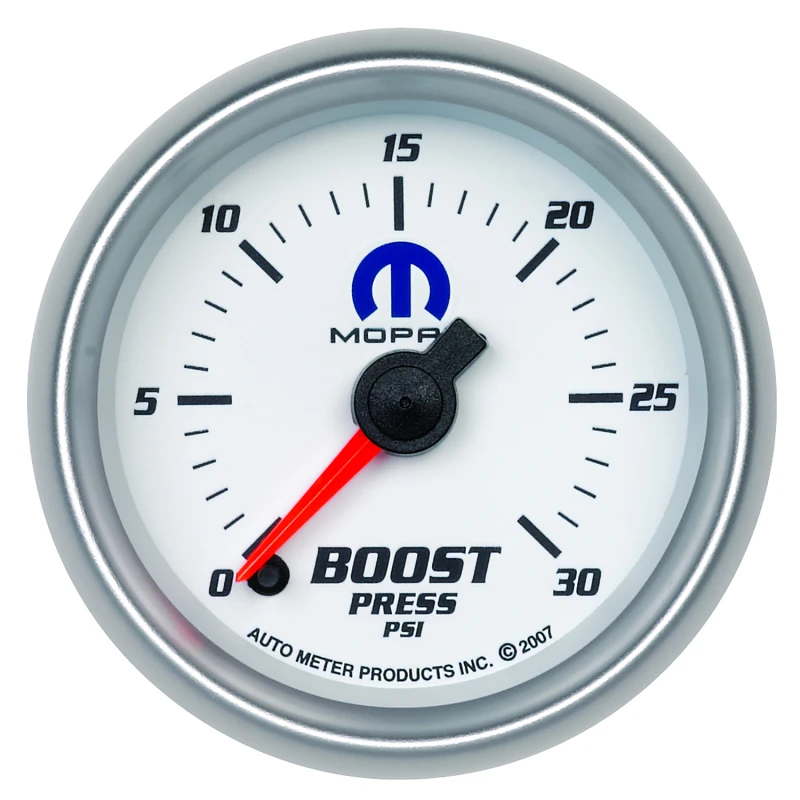Autometer Mopar 52.4mm FSE 0-30 PSI Boost Gauge