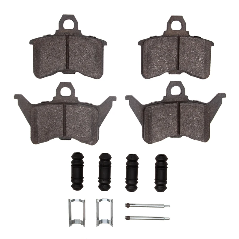 DFC 88-90 Chrysler New Yorker Rear 5000 Advanced Semi Metallic Brake Pads and Hardware Kit