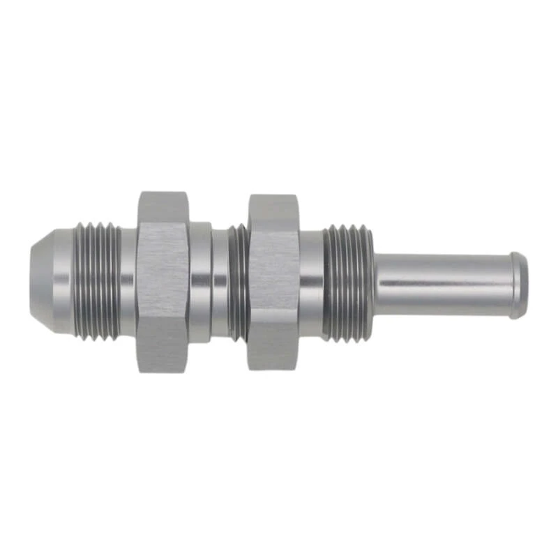 DeatschWerks 8AN Männliches Flare zu Geradem 3/8 Zoll Einzel-Hose Barb - ElOXDW Titan