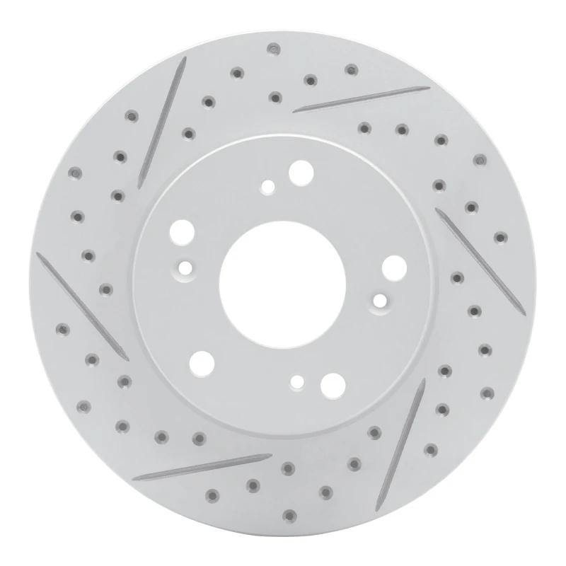 DFC 02-15 Acura Rsx Front Left Drilled & Slotted Geoperformance Rotor