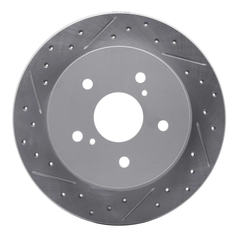 DFC 10-13 Suzuki Kizashi Rear Left Drilled & Slotted Geoperformance Rotor